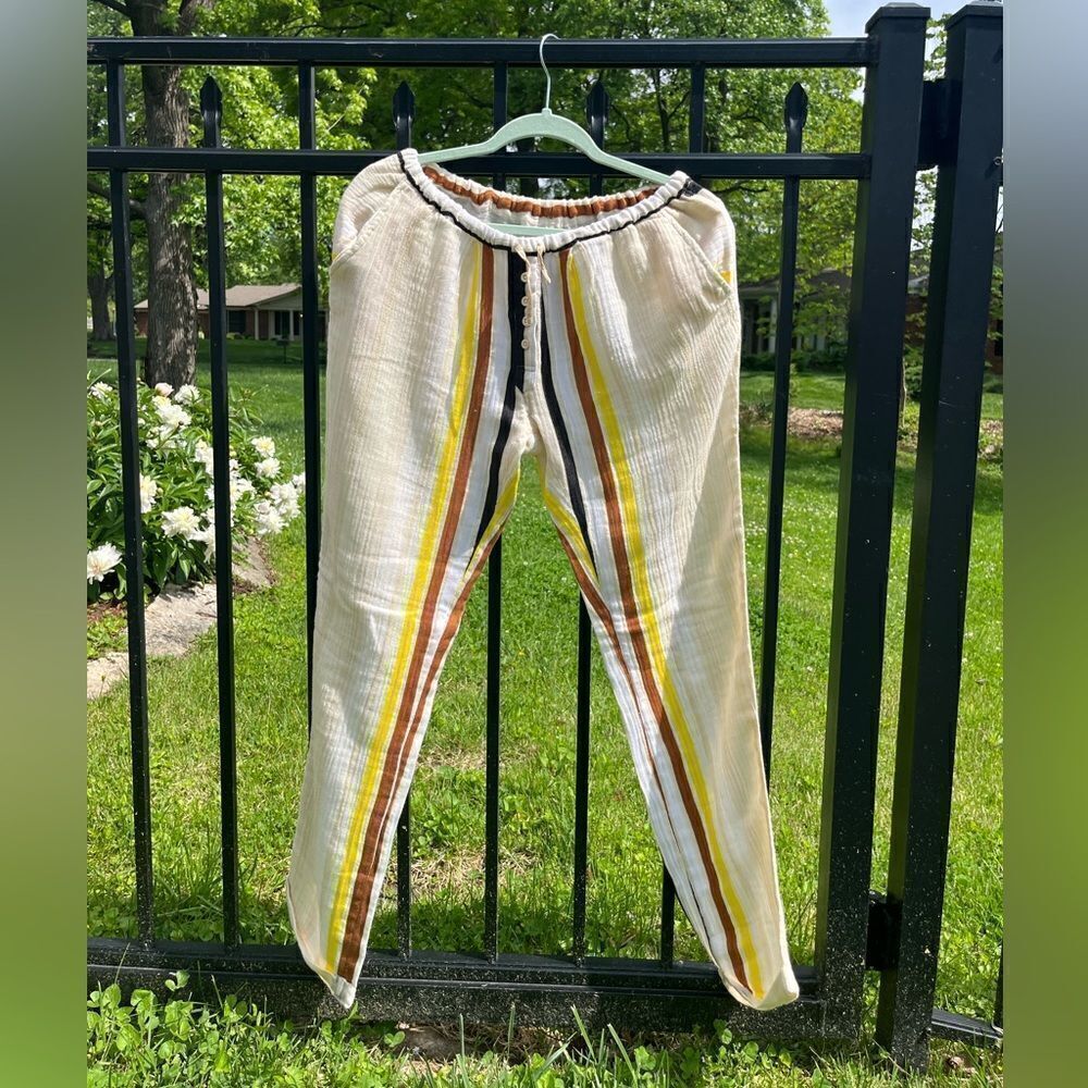 Ace & Jig Antique Gauze Striped Pants - Picture 8 of 12